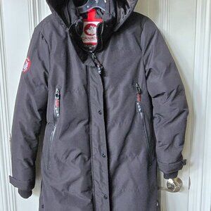 Canada Weathergear Black Hooded Parka
